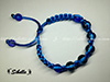 Bracelet shamballa bleu