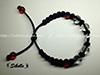 Bracelet shamballa noir "S"