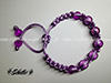 Bracelet shamballa parme