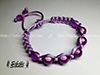Bracelet shamballa parme
