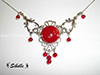 Collier gipsi rouge